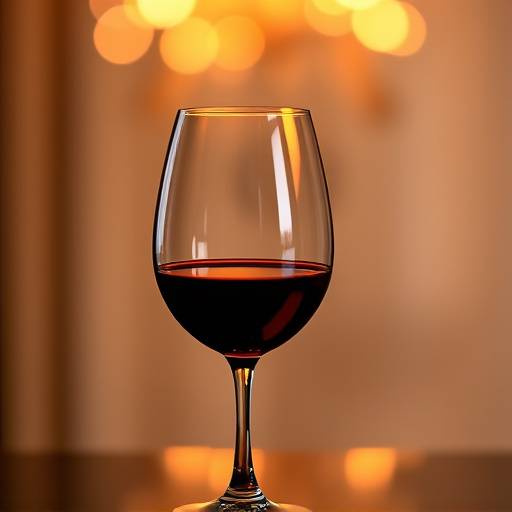 Copertina del podcast Italian Wine Tales con una foto di un calice di vino rosso